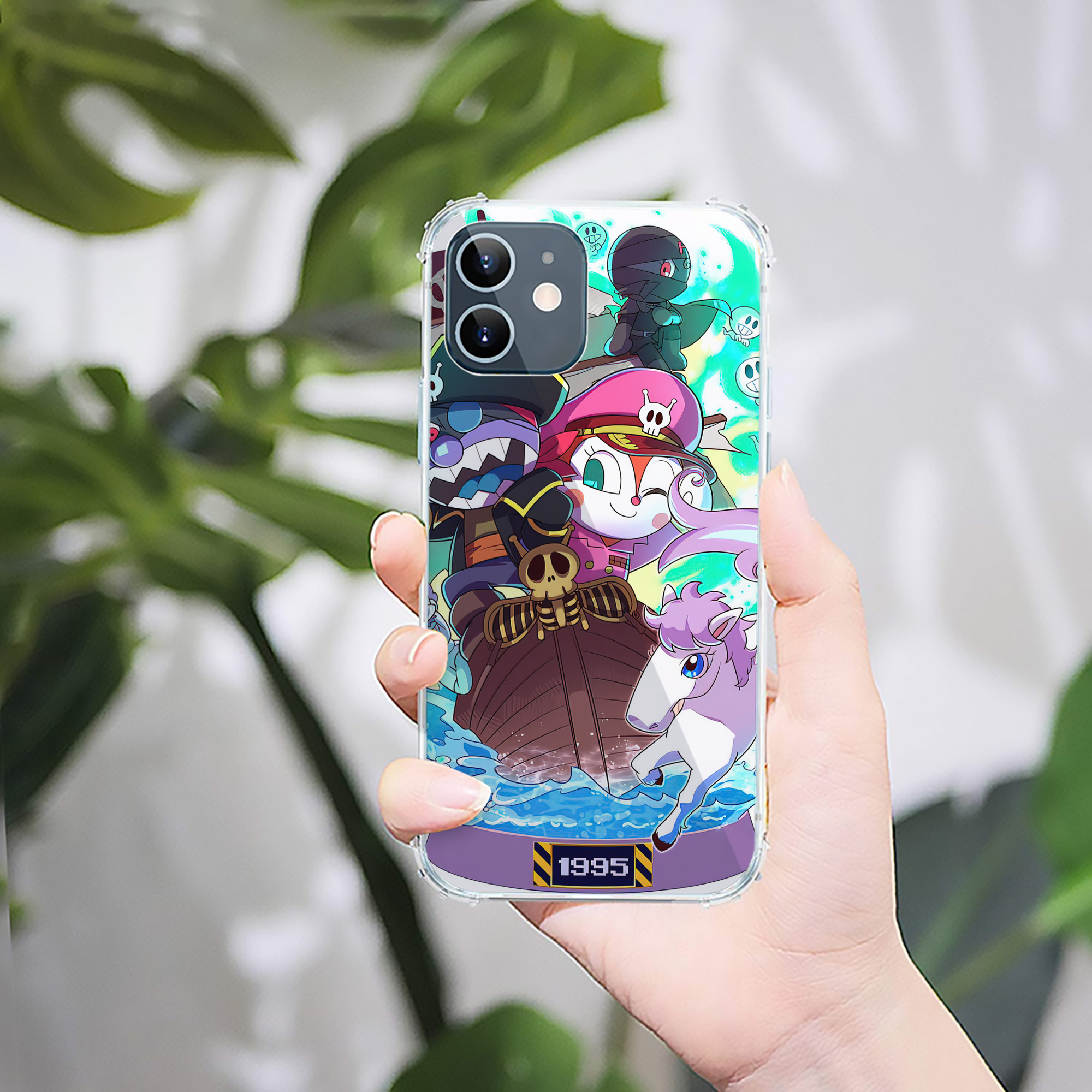 （画像用） アンパンマン Anpanman 【iPhone 12シリーズ対応】透明スマホケース（クリアソフトケース）